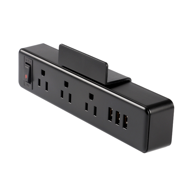 3 AC Outlets,3 USB