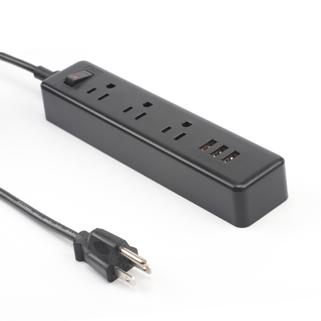 5V 3.4A 17W 3 AC outlets,3 USB