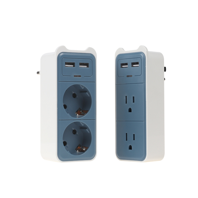 2 AC Outlets, 2 USB